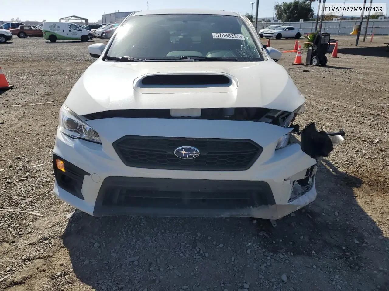 2021 Subaru Wrx VIN: JF1VA1A67M9807439 Lot: 57098295
