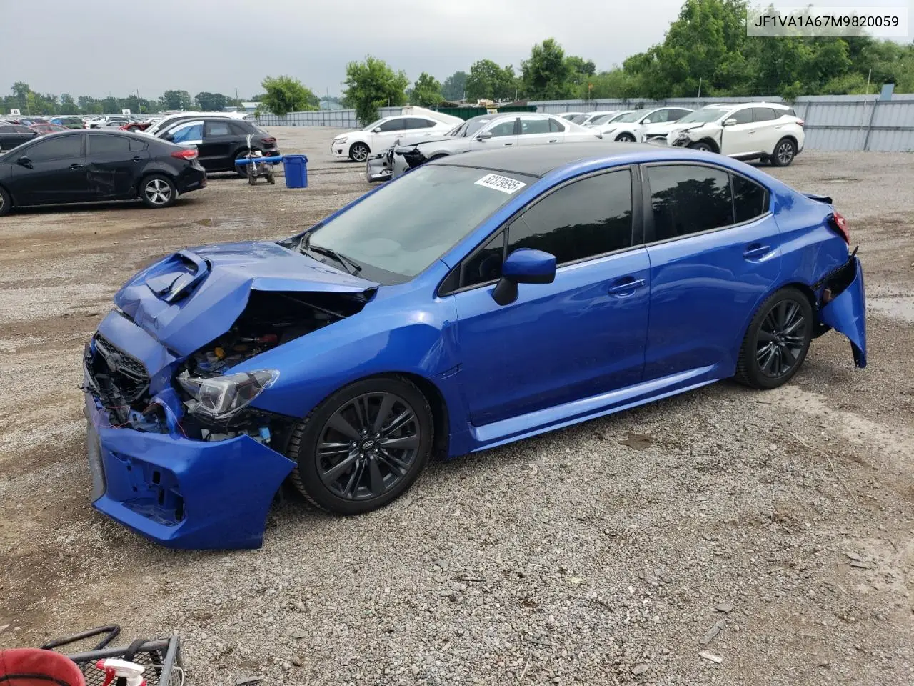 2021 Subaru Wrx VIN: JF1VA1A67M9820059 Lot: 62379695