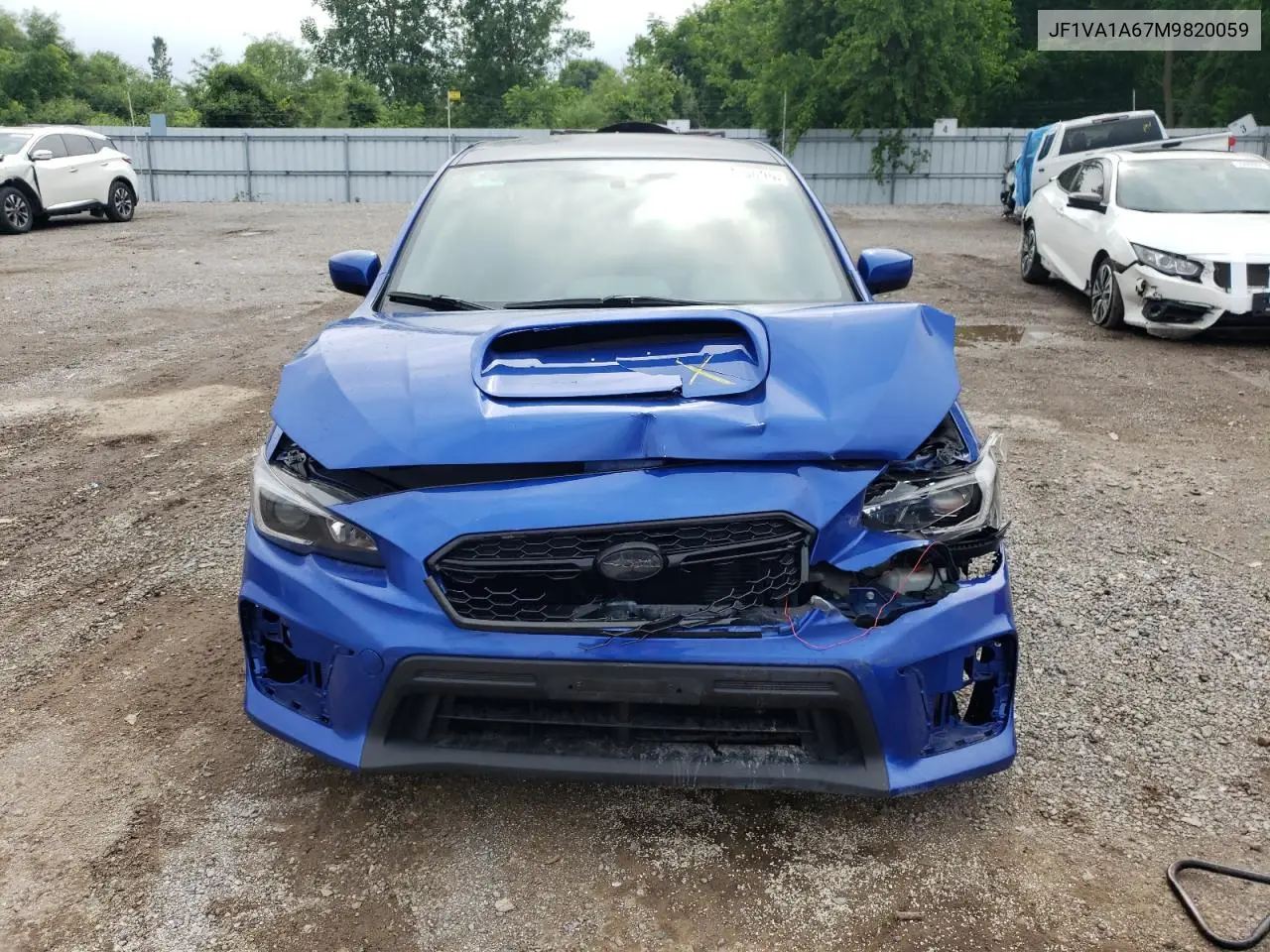 2021 Subaru Wrx VIN: JF1VA1A67M9820059 Lot: 62379695