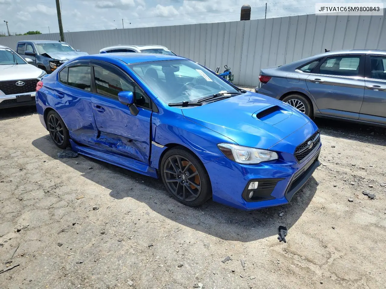 2021 Subaru Wrx Premium VIN: JF1VA1C65M9800843 Lot: 62856055