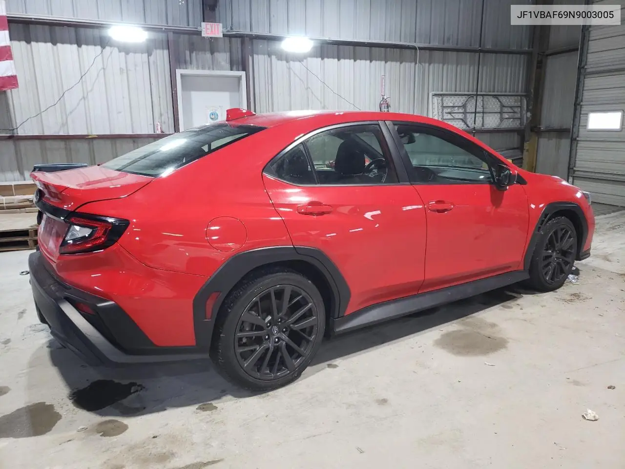 2022 Subaru Wrx Premium VIN: JF1VBAF69N9003005 Lot: 44722625