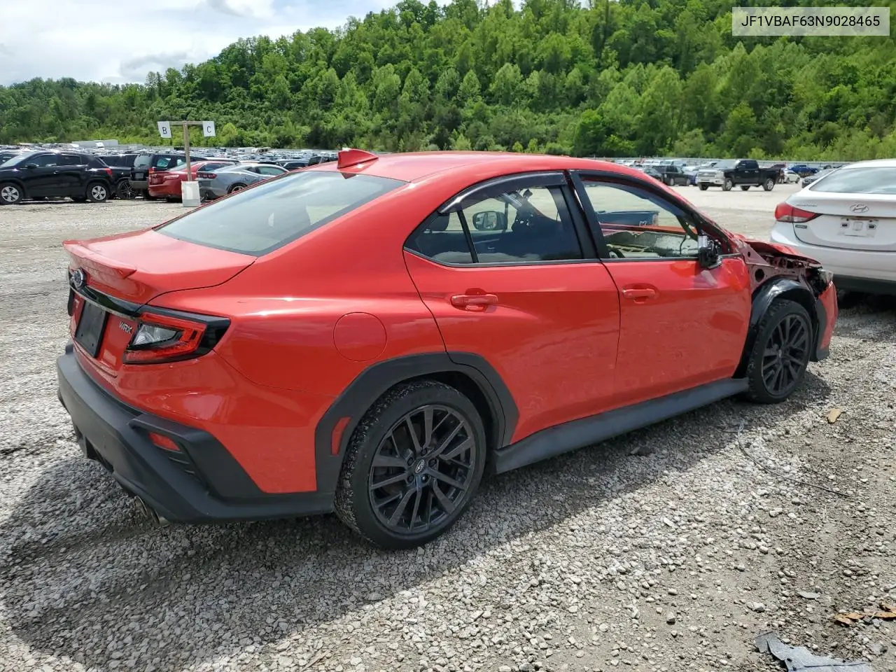 2022 Subaru Wrx Premium VIN: JF1VBAF63N9028465 Lot: 54759625