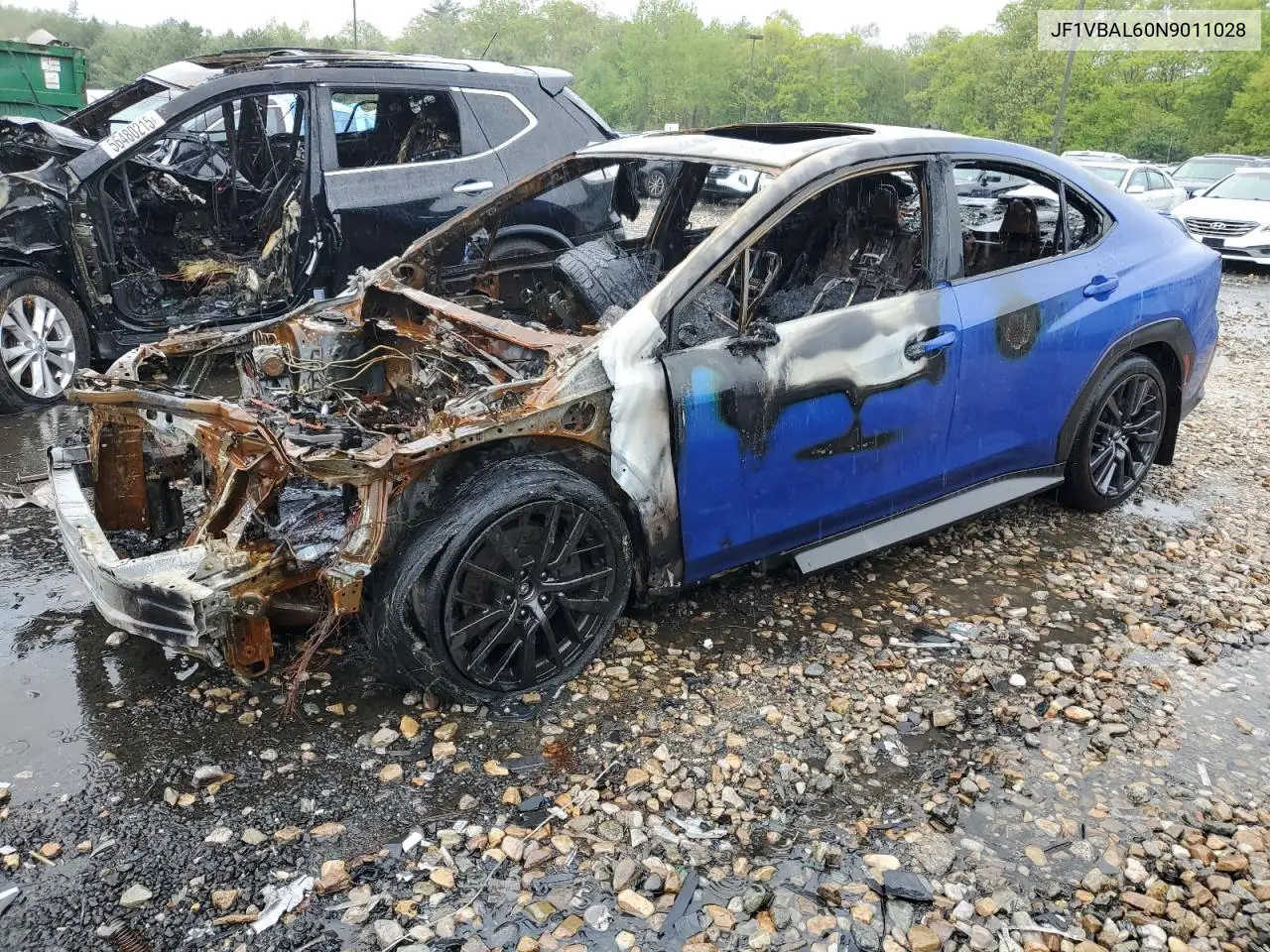 2022 Subaru Wrx Limited VIN: JF1VBAL60N9011028 Lot: 55993215