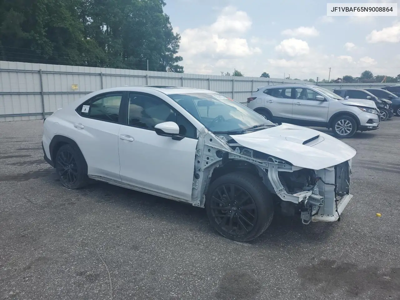 2022 Subaru Wrx Premium VIN: JF1VBAF65N9008864 Lot: 56528035