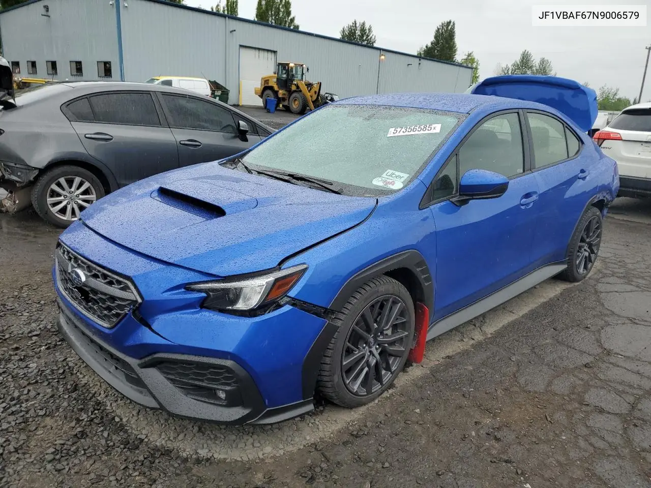 2022 Subaru Wrx Premium VIN: JF1VBAF67N9006579 Lot: 57356585