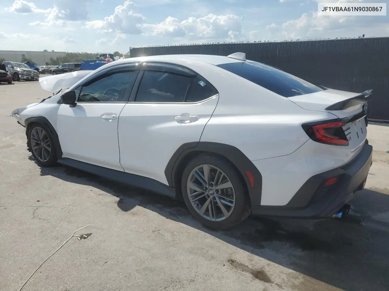 2022 Subaru Wrx VIN: JF1VBAA61N9030867 Lot: 61355335