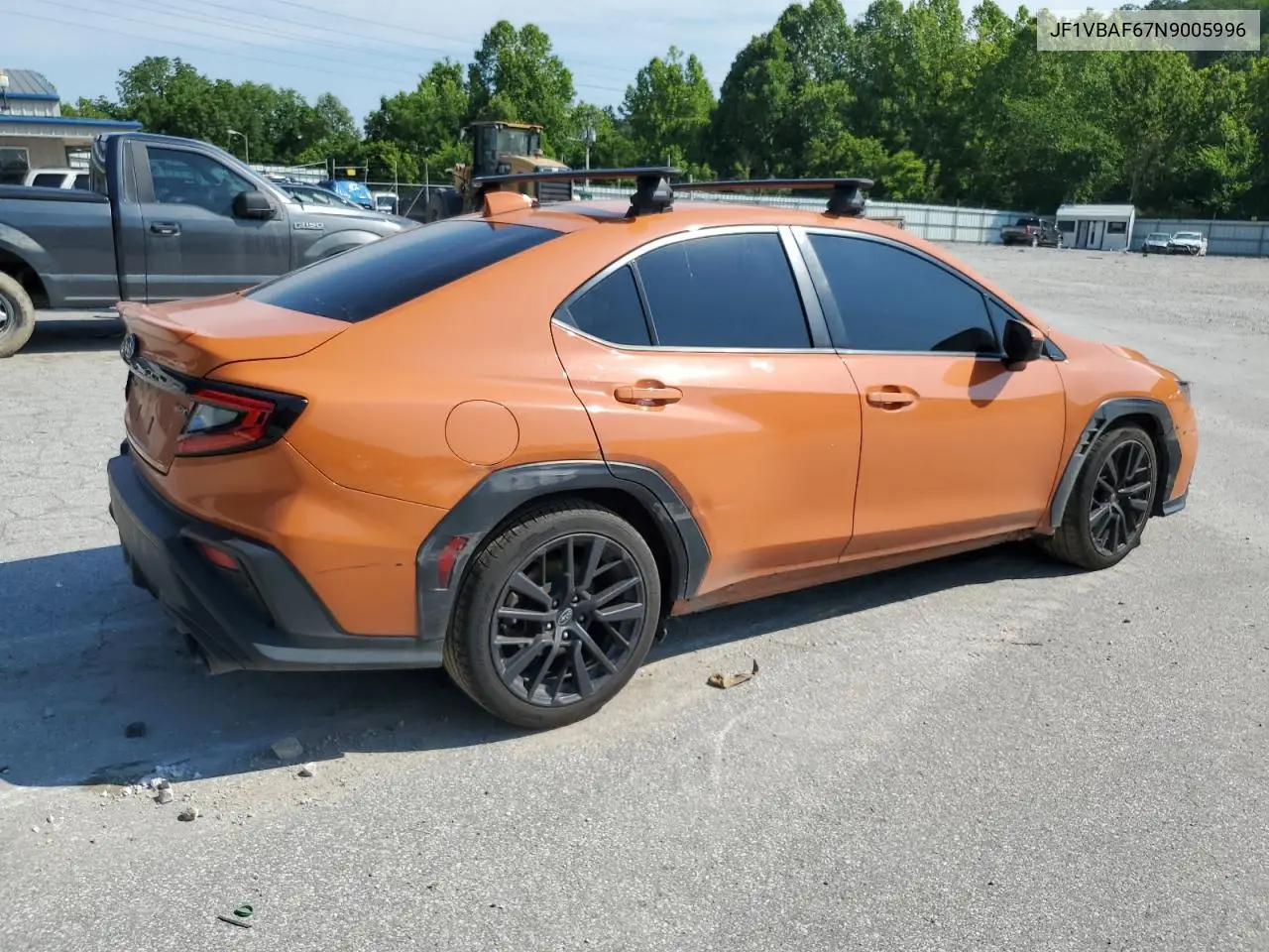 2022 Subaru Wrx Premium VIN: JF1VBAF67N9005996 Lot: 62051335