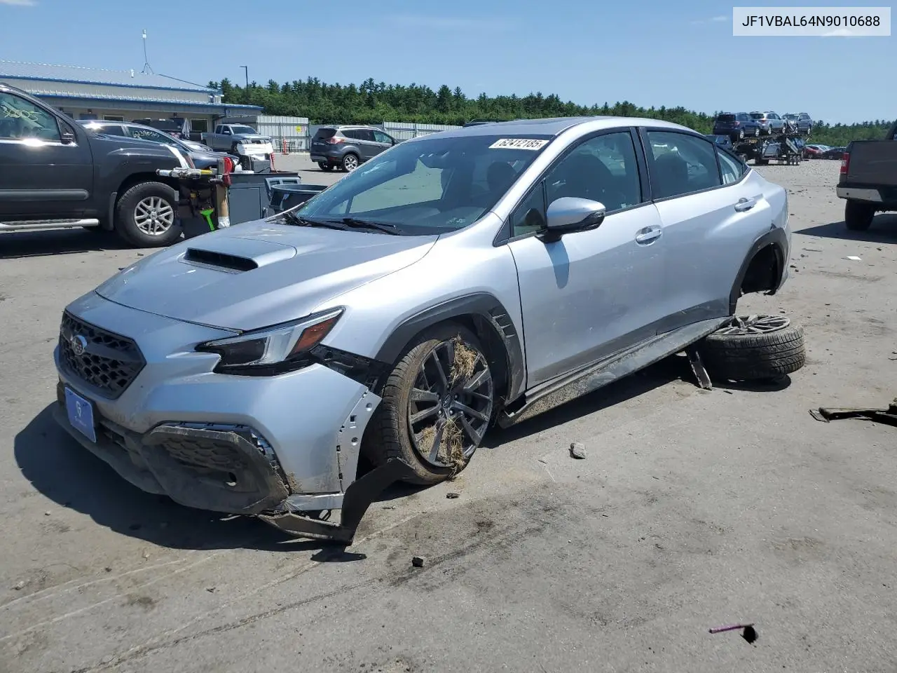 2022 Subaru Wrx Limited VIN: JF1VBAL64N9010688 Lot: 62412185