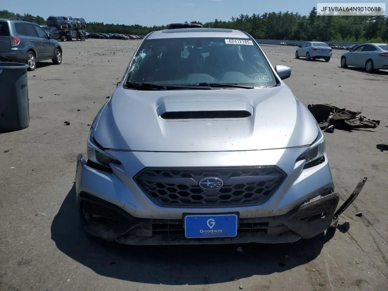 2022 Subaru Wrx Limited VIN: JF1VBAL64N9010688 Lot: 62412185