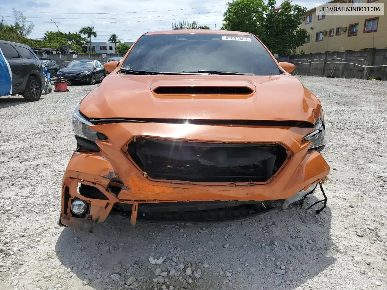 2022 Subaru Wrx Premium VIN: JF1VBAH63N8011006 Lot: 62691365