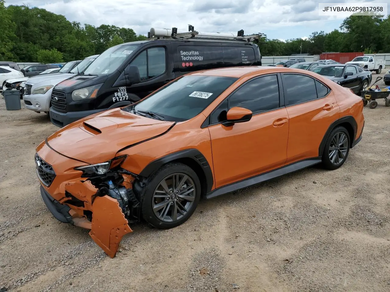 2023 Subaru Wrx VIN: JF1VBAA62P9817958 Lot: 56706275