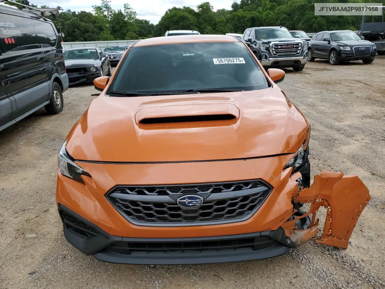 2023 Subaru Wrx VIN: JF1VBAA62P9817958 Lot: 56706275