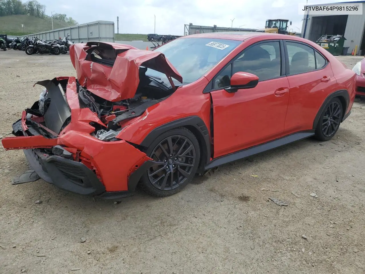 2023 Subaru Wrx Premium VIN: JF1VBAF64P9815296 Lot: 56977025