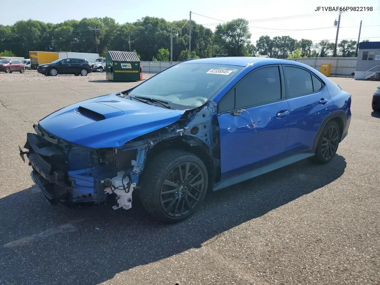 2023 Subaru Wrx Premium VIN: JF1VBAF66P9822198 Lot: 62338545