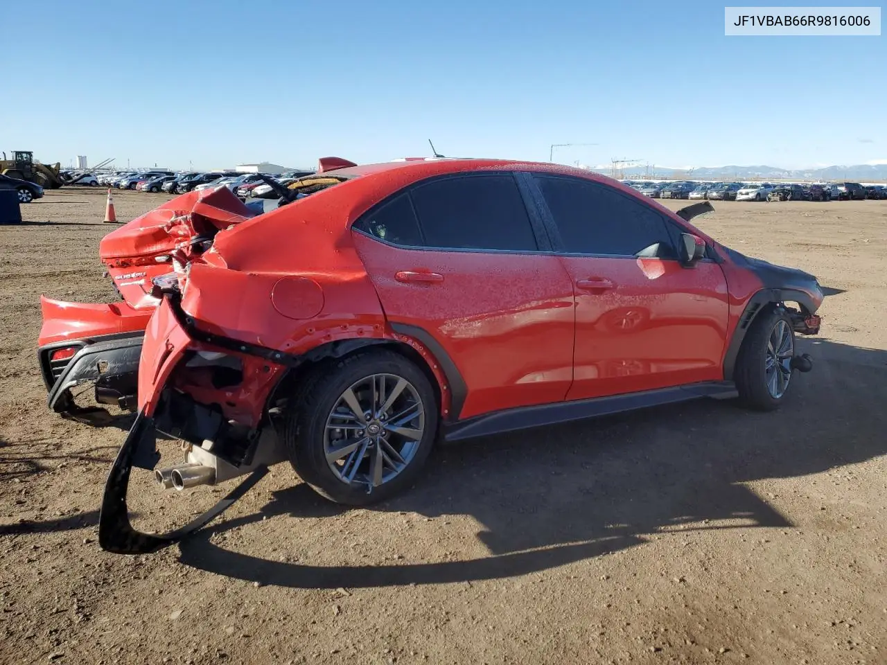 2024 Subaru Wrx VIN: JF1VBAB66R9816006 Lot: 47889235