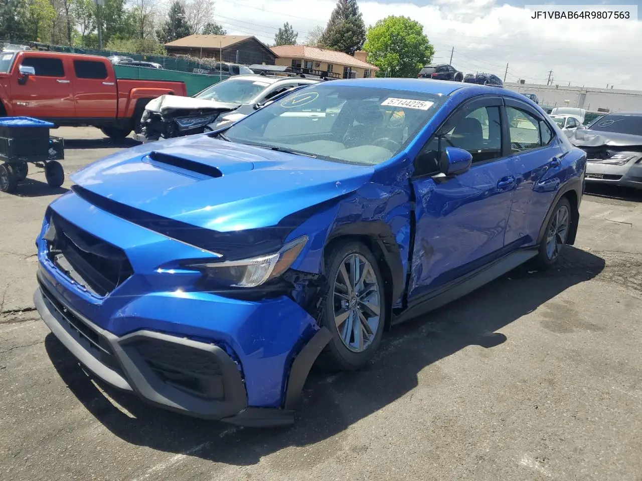 2024 Subaru Wrx VIN: JF1VBAB64R9807563 Lot: 57144225