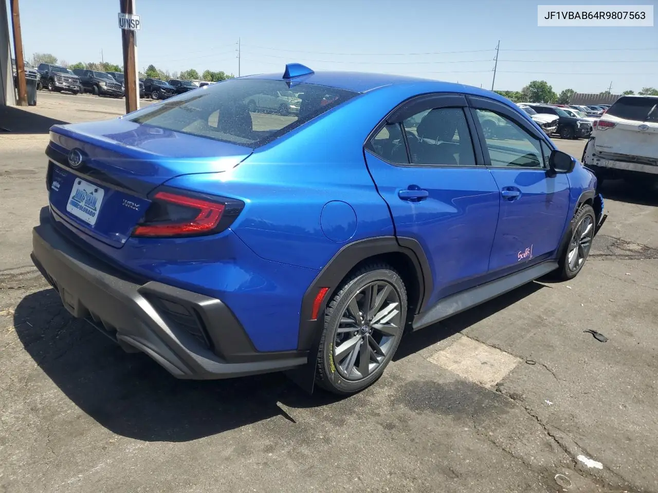 2024 Subaru Wrx VIN: JF1VBAB64R9807563 Lot: 57144225