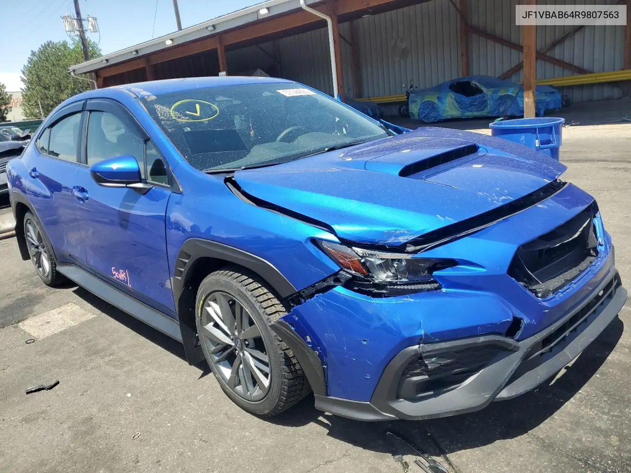 2024 Subaru Wrx VIN: JF1VBAB64R9807563 Lot: 57144225