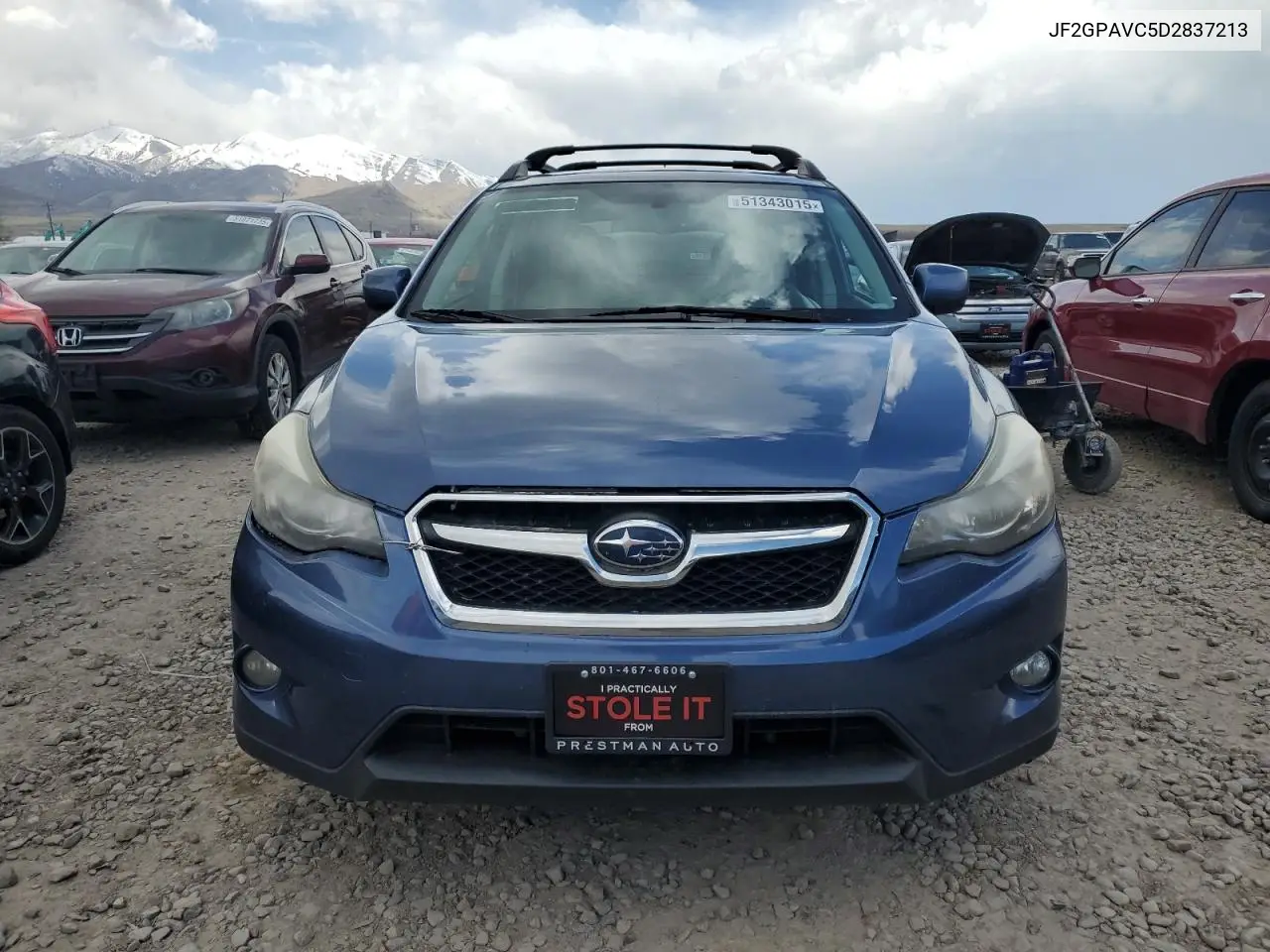 2013 Subaru Xv Crosstrek 2.0 Premium VIN: JF2GPAVC5D2837213 Lot: 51343015