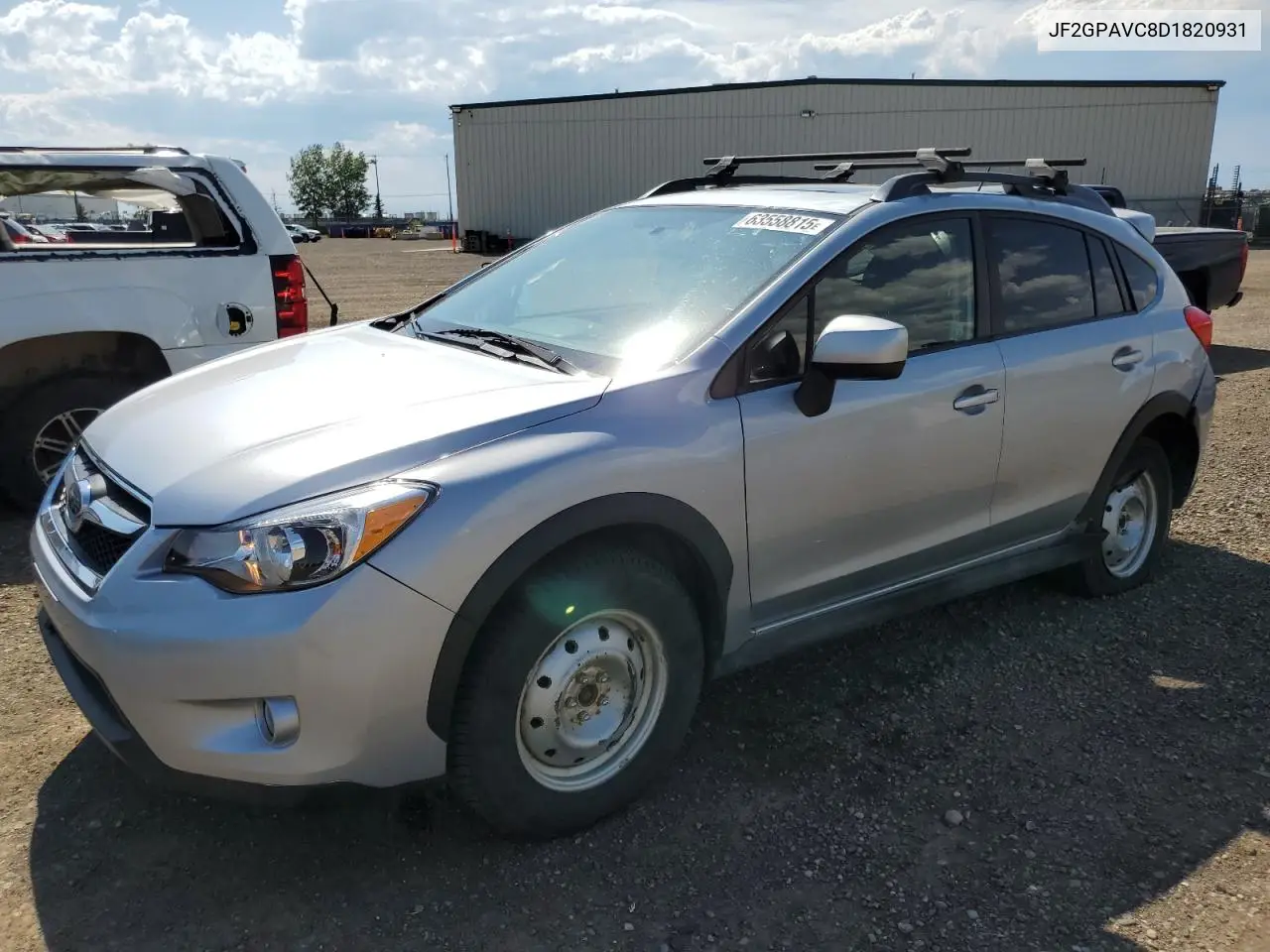 2013 Subaru Xv Crosstrek 2.0 Premium VIN: JF2GPAVC8D1820931 Lot: 63558815