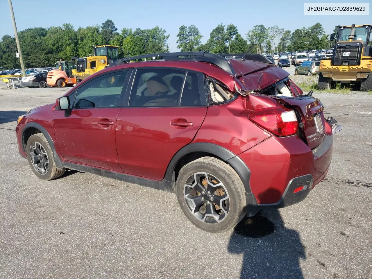 2013 Subaru Xv Crosstrek 2.0 Limited VIN: JF2GPAKC7D2839629 Lot: 64987505