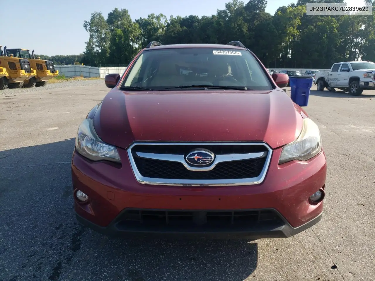 2013 Subaru Xv Crosstrek 2.0 Limited VIN: JF2GPAKC7D2839629 Lot: 64987505