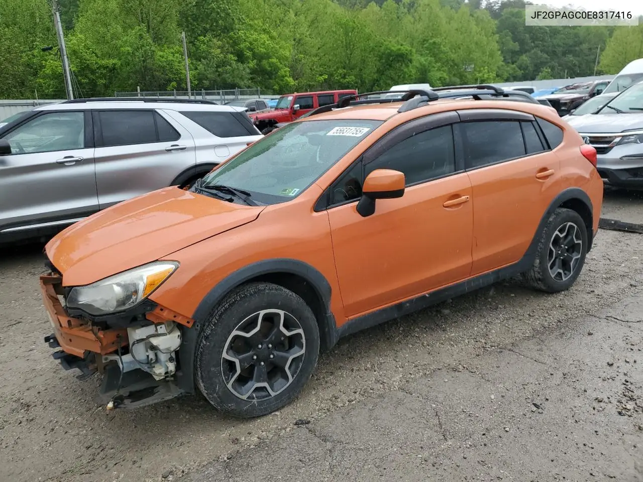 2014 Subaru Xv Crosstrek 2.0 Limited VIN: JF2GPAGC0E8317416 Lot: 55631755