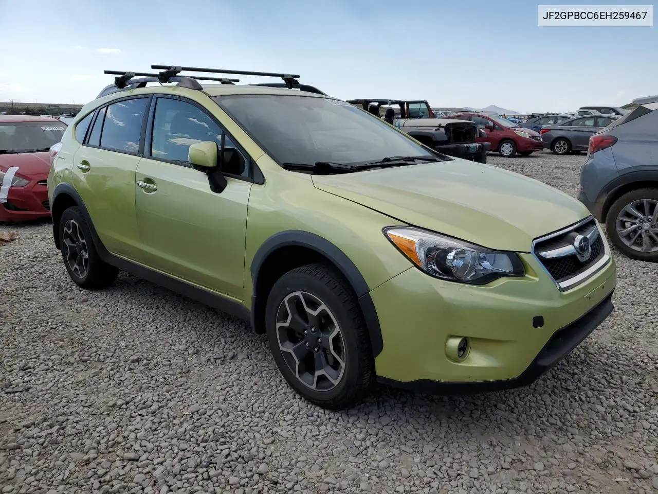 2014 Subaru Xv Crosstrek 2.0I Hybrid VIN: JF2GPBCC6EH259467 Lot: 61259445