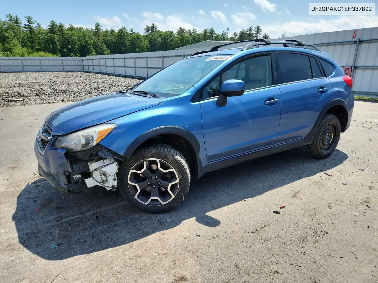 2014 Subaru Xv Crosstrek 2.0 Limited VIN: JF2GPAKC1EH337892 Lot: 61443385