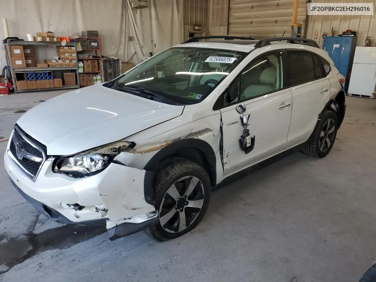2014 Subaru Xv Crosstrek 2.0I Hybrid Touring VIN: JF2GPBKC2EH296016 Lot: 62506025