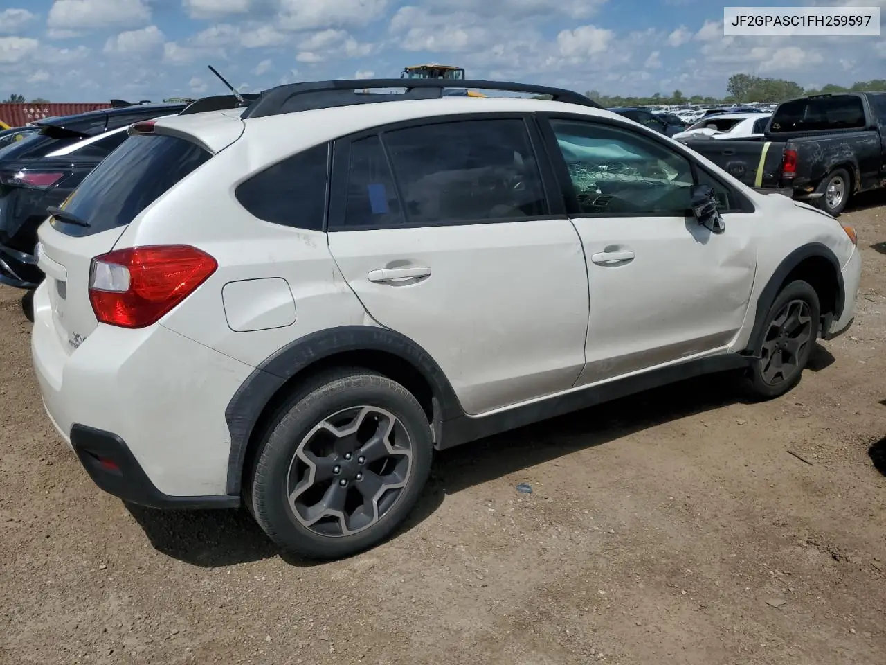 2015 Subaru Xv Crosstrek Sport Limited VIN: JF2GPASC1FH259597 Lot: 62154855