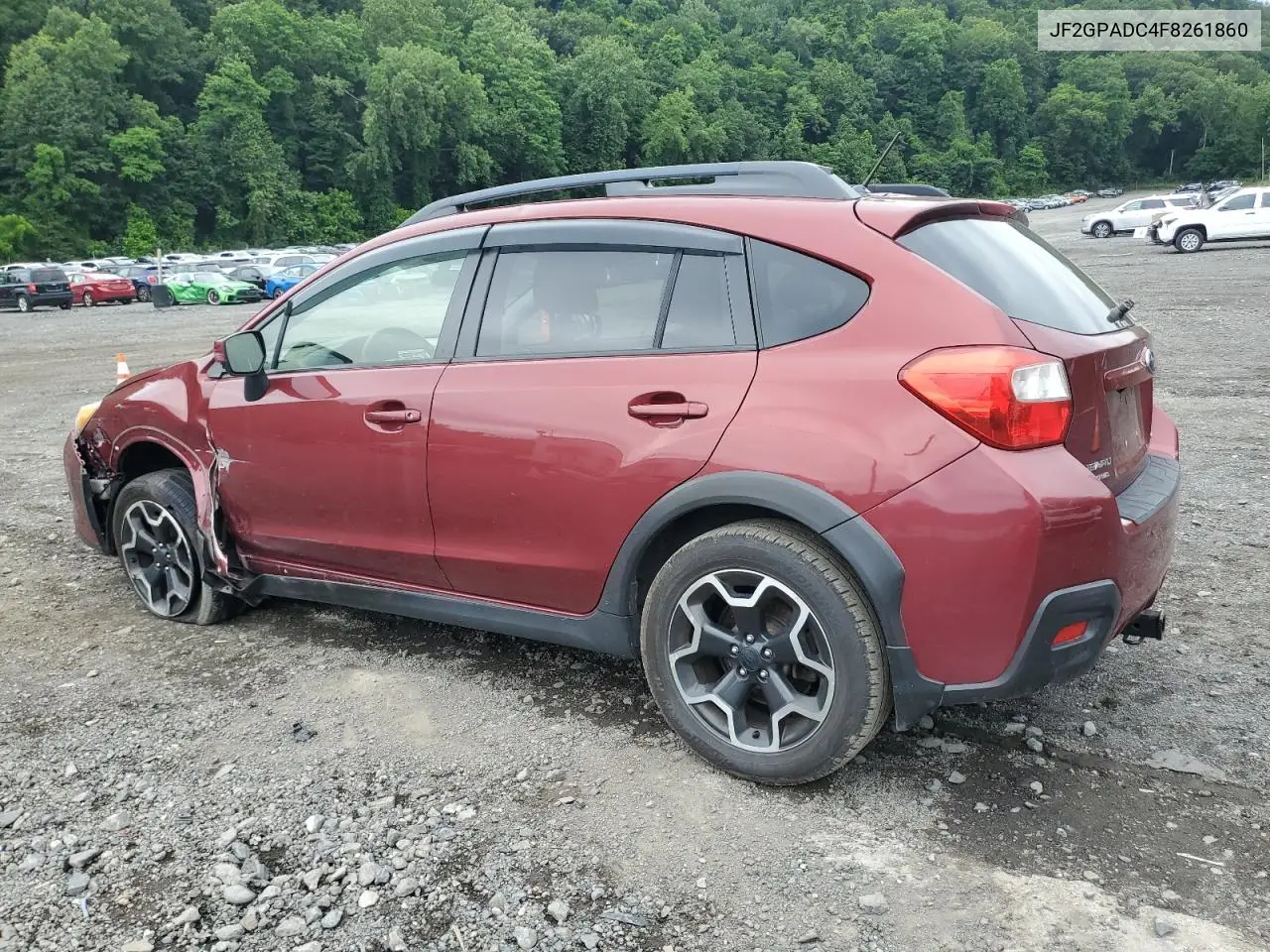 2015 Subaru Xv Crosstrek 2.0 Premium VIN: JF2GPADC4F8261860 Lot: 62297865