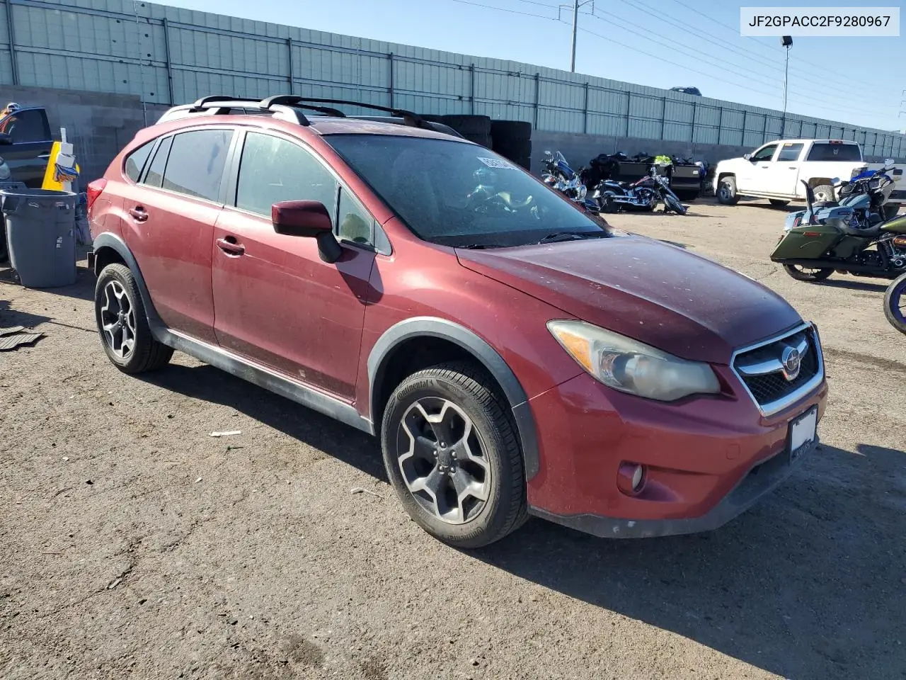2015 Subaru Xv Crosstrek 2.0 Premium VIN: JF2GPACC2F9280967 Lot: 62470245