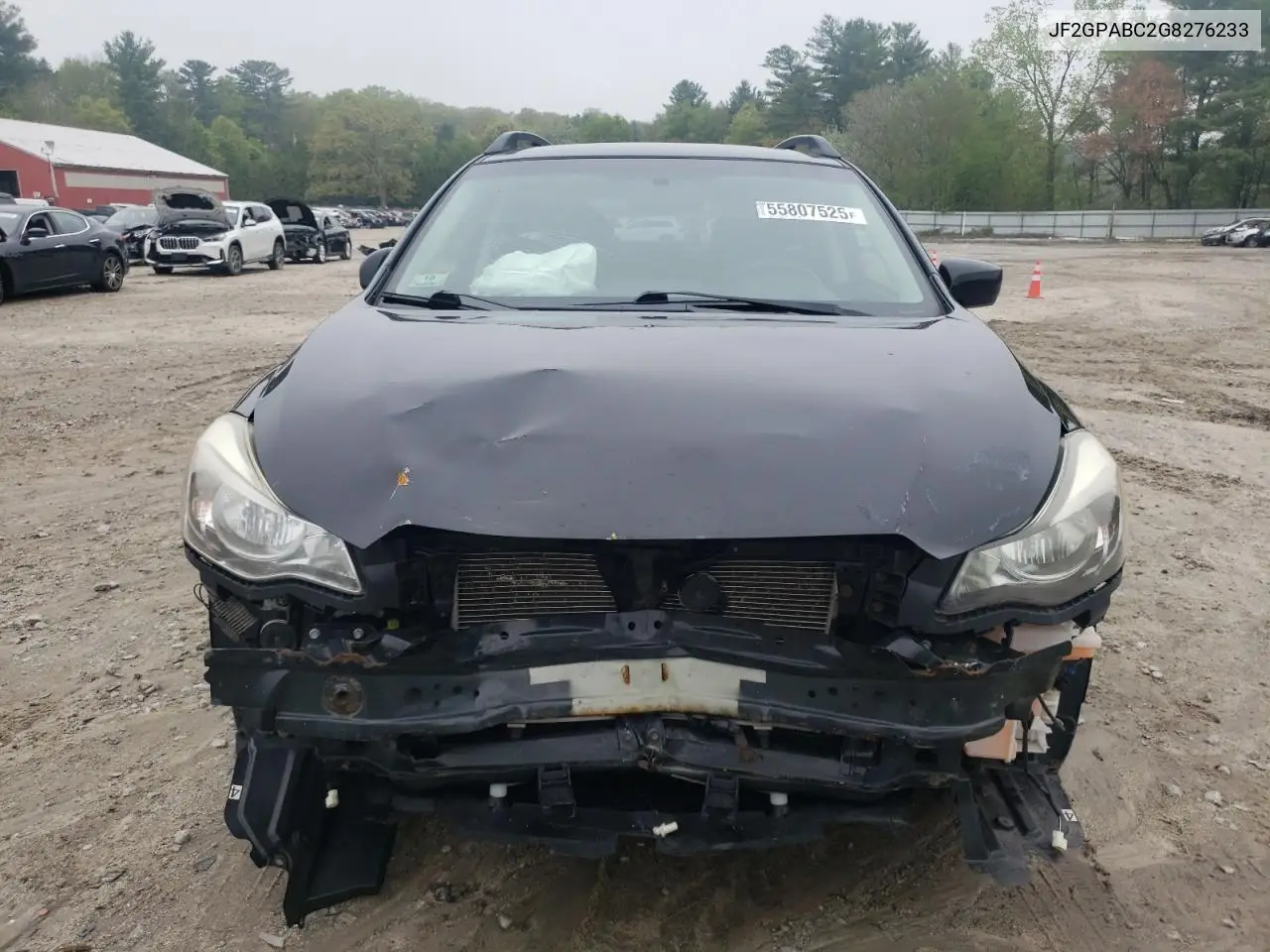 2016 Subaru Crosstrek Premium VIN: JF2GPABC2G8276233 Lot: 55807525