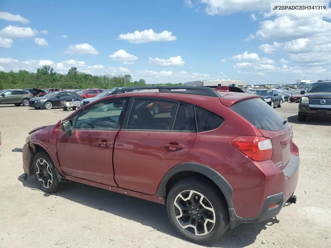 2016 Subaru Crosstrek Premium VIN: JF2GPADC2GH341319 Lot: 56909835