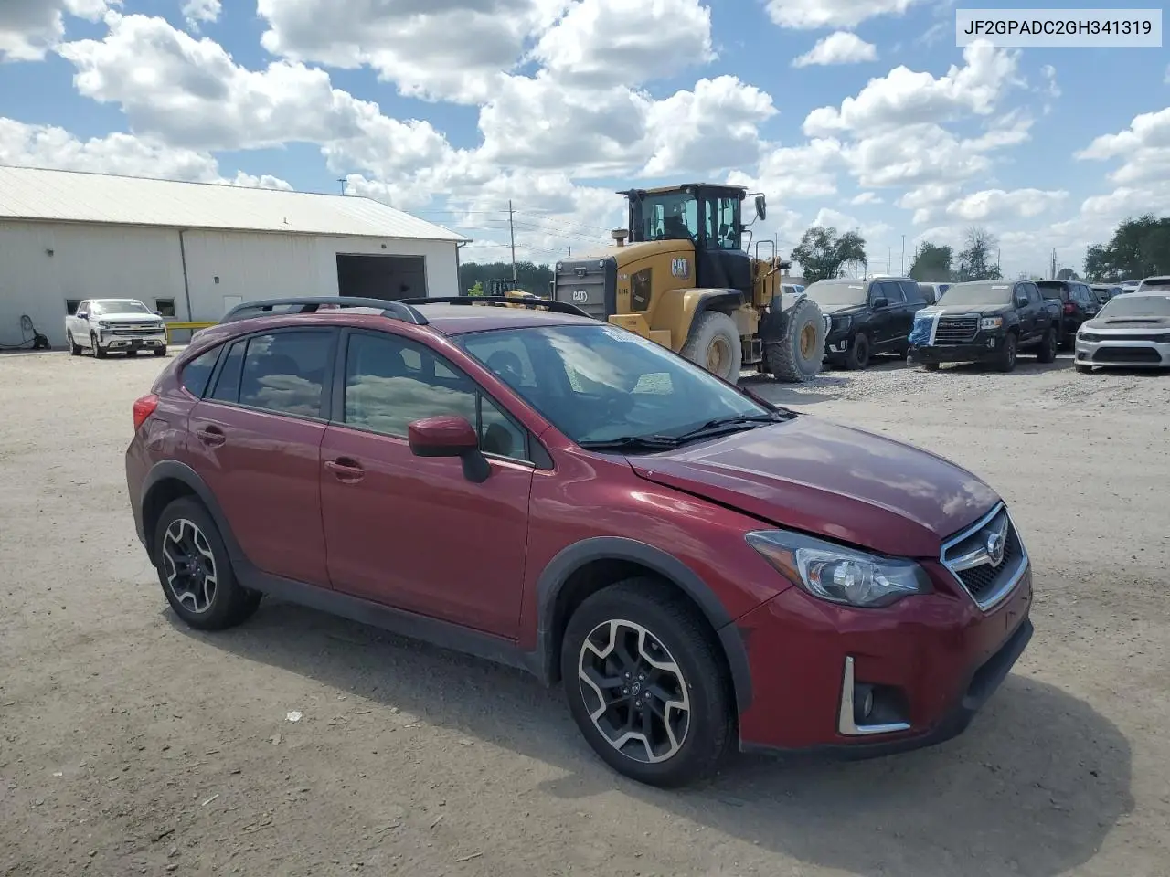 2016 Subaru Crosstrek Premium VIN: JF2GPADC2GH341319 Lot: 56909835