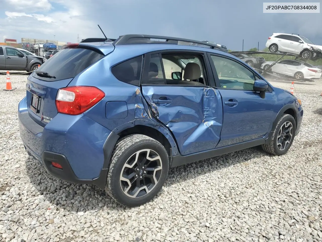 2016 Subaru Crosstrek Premium VIN: JF2GPABC7G8344008 Lot: 56931845