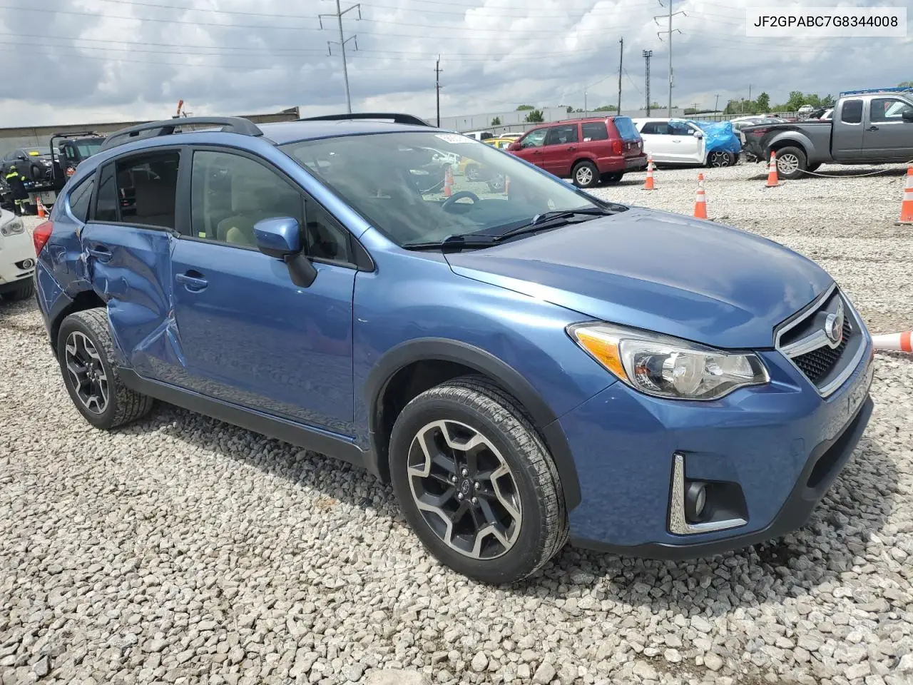 2016 Subaru Crosstrek Premium VIN: JF2GPABC7G8344008 Lot: 56931845