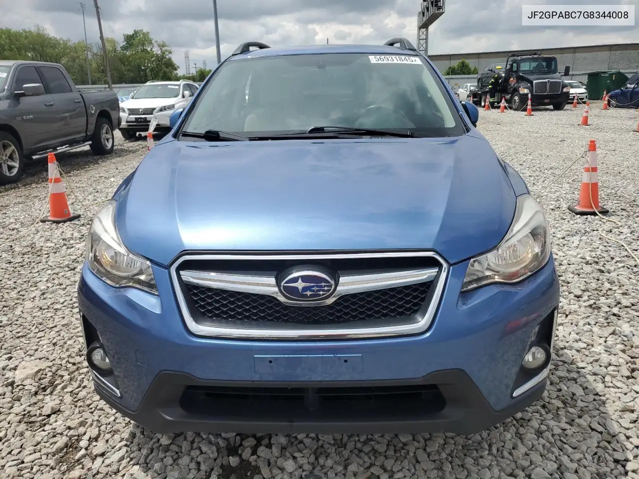 2016 Subaru Crosstrek Premium VIN: JF2GPABC7G8344008 Lot: 56931845