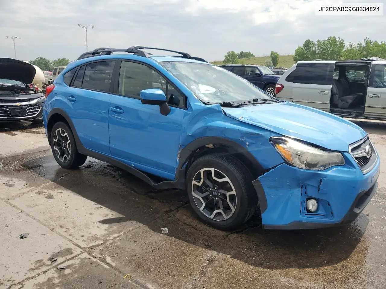 2016 Subaru Crosstrek Premium VIN: JF2GPABC9G8334824 Lot: 61992585