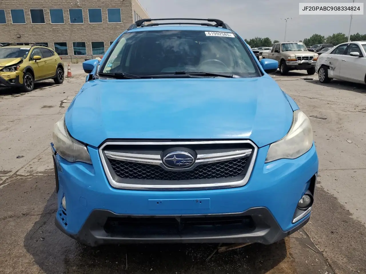 2016 Subaru Crosstrek Premium VIN: JF2GPABC9G8334824 Lot: 61992585