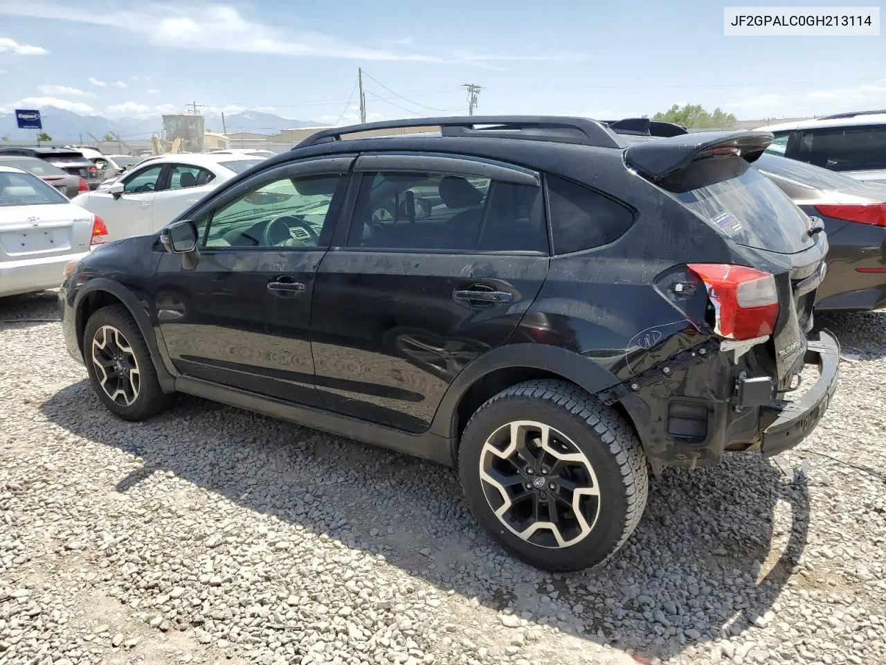 2016 Subaru Crosstrek Limited VIN: JF2GPALC0GH213114 Lot: 62011025