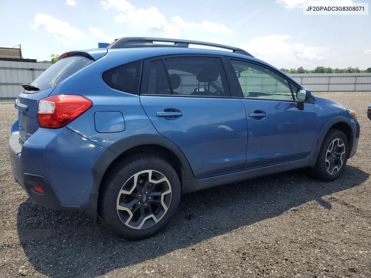 2016 Subaru Crosstrek Premium VIN: JF2GPADC3G8308071 Lot: 62567245