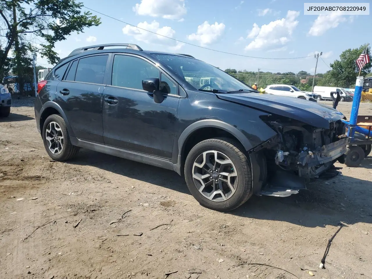 2016 Subaru Crosstrek Premium VIN: JF2GPABC7G8220949 Lot: 62685385