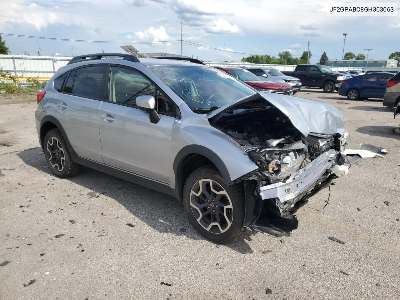 2016 Subaru Crosstrek Premium VIN: JF2GPABC8GH303063 Lot: 62854185