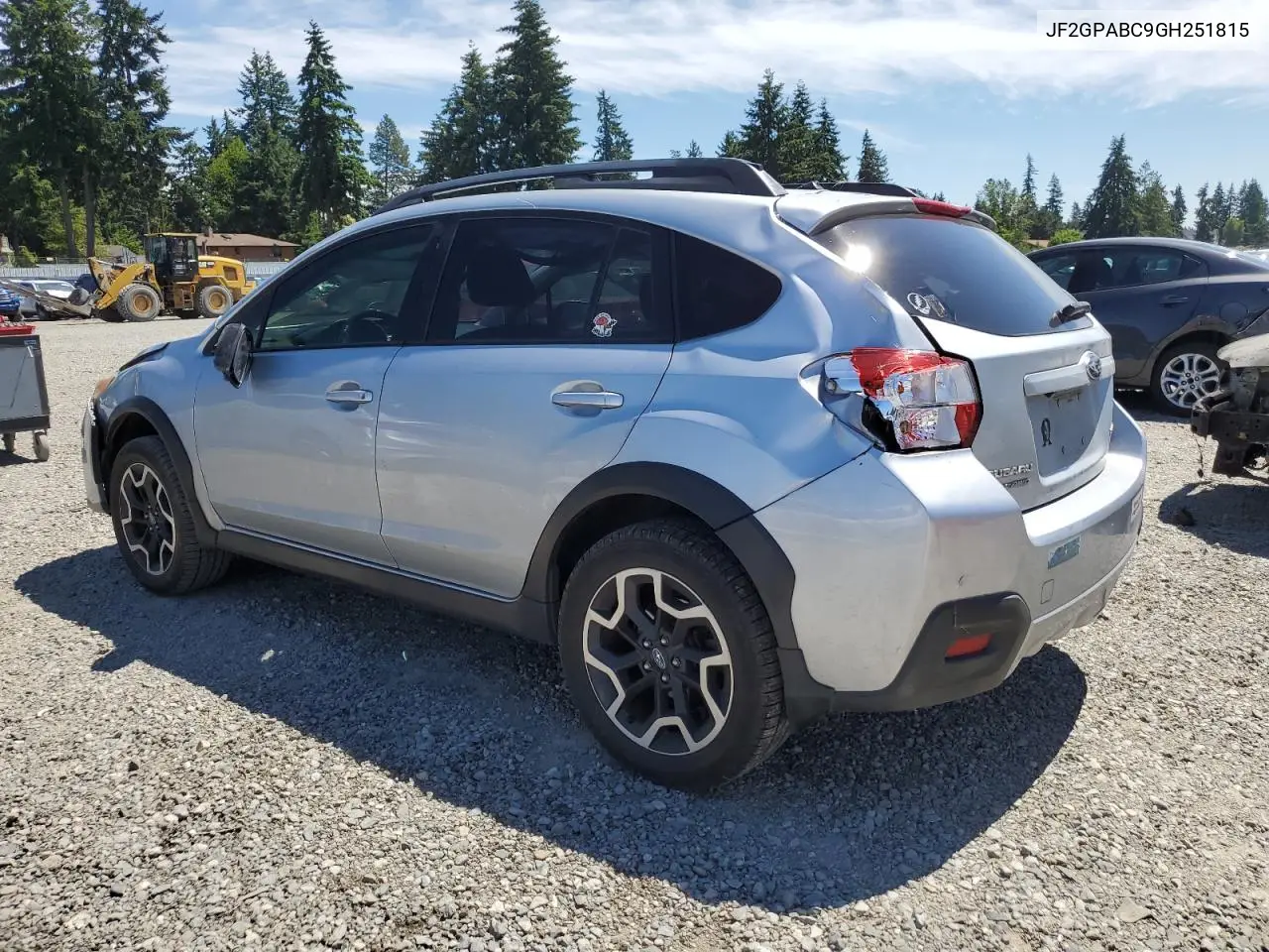 2016 Subaru Crosstrek Premium VIN: JF2GPABC9GH251815 Lot: 63068585