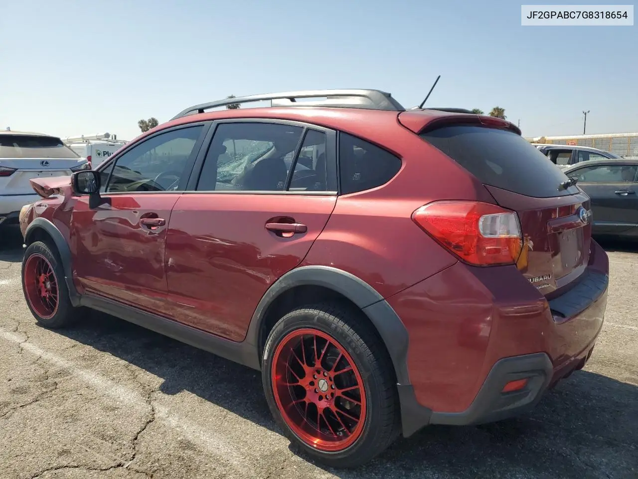 2016 Subaru Crosstrek Premium VIN: JF2GPABC7G8318654 Lot: 63313425