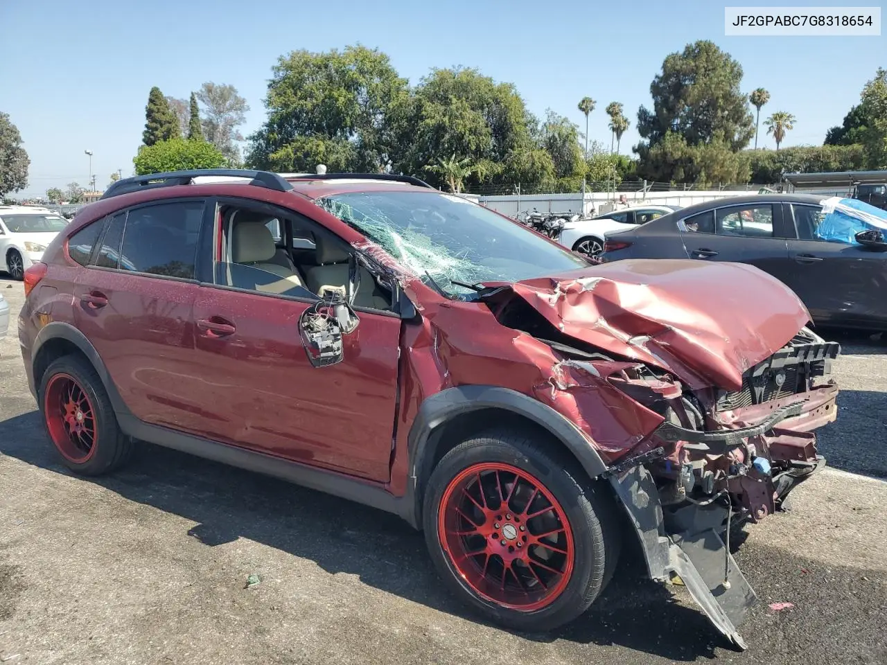 2016 Subaru Crosstrek Premium VIN: JF2GPABC7G8318654 Lot: 63313425