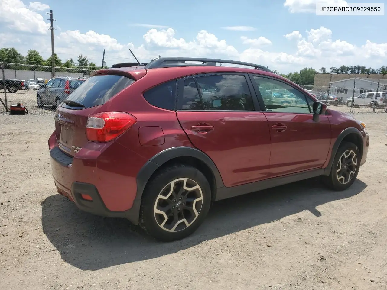 2016 Subaru Crosstrek Premium VIN: JF2GPABC3G9329550 Lot: 63606115