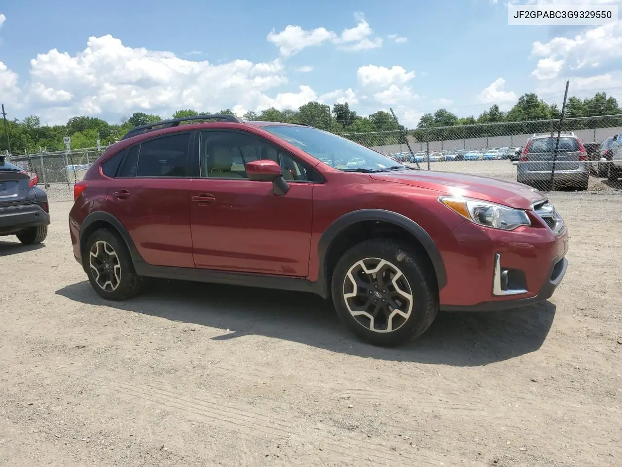 2016 Subaru Crosstrek Premium VIN: JF2GPABC3G9329550 Lot: 63606115